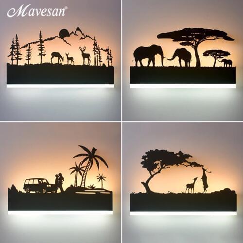 Modern LED Wall Lamp For Bathroom Bedroom 22W Wall Sconce White Indoor Lighting Lamp AC85-265V LED Wall Light Indoor Lighting