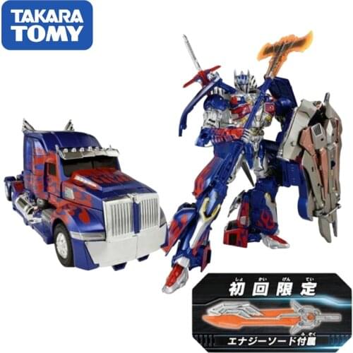 Transformers Movie 5 TLK-15 L Optimus Prime Genuine Actionable Deformation Toy Collection Hobby Toy Gift
