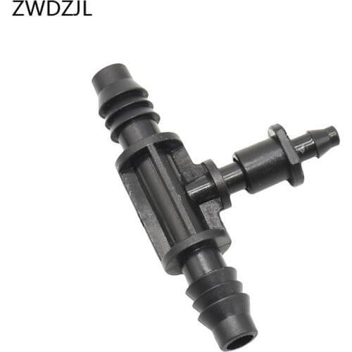 Garden hose tee 8/11 to 4/7 hose reducing tee barb 3/8 to the 1/4 connector irrigation system Removable splitter 60pcs