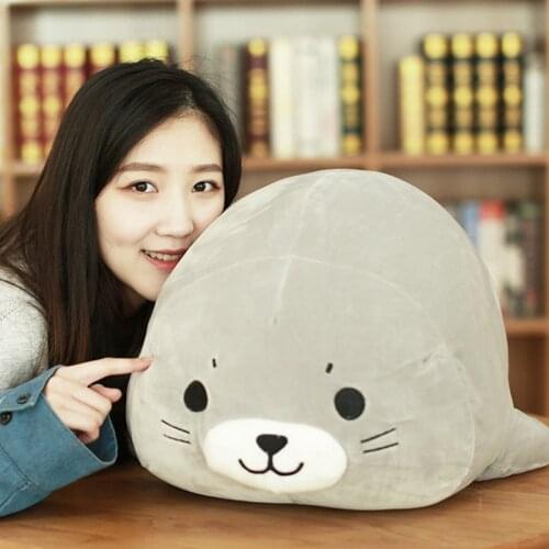 1PC 38/48/63CM Sea World Animal Sea Lion Doll Seal Plush Toy Baby Sleeping Pillow Kids Stuffed Toys Girl Birthday Gift