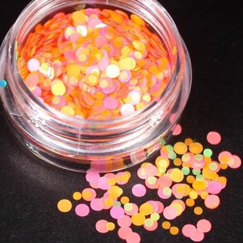 1 Pcs Orange Twinkle Diy Craft Supplies Small Irregular Beads Manicure 3D Nail Art Decoration In Wheel Accessories