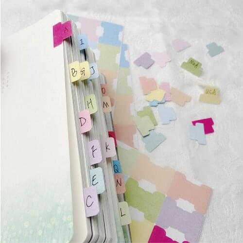 120Pieces Tab Sticky Index Tabs, Colorful Writable and Repositionable File Tabs Flags for Pages or Book Markers, Reading Notes