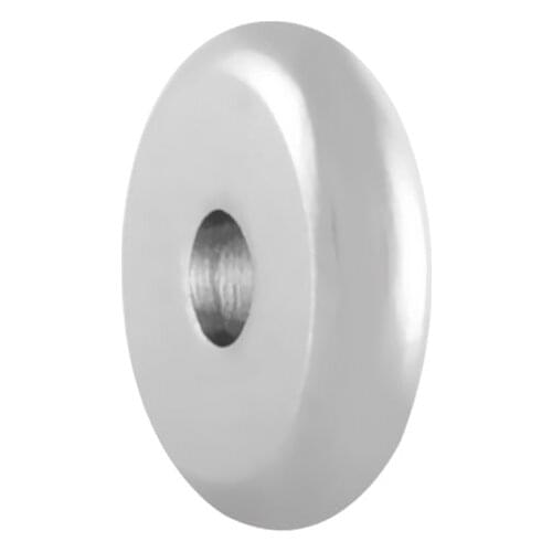 316l Stainless Steel Silver Glaze Spacer Beads Charms Bracelet Jewelry Making Wholesales