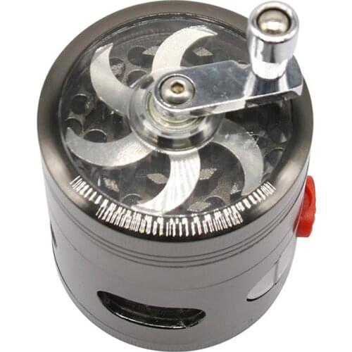 4-layer Herb Tobacco Weed Grinder Smoking Accessories Manual Hand Grass Spice Herb Grinder Miller Crusher Machine Dropshipping