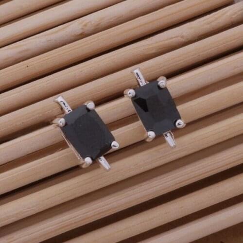 AE197 Hot sterling earrings , fashion jewelry , Noble stone /cbwaktda amcajdja silver color