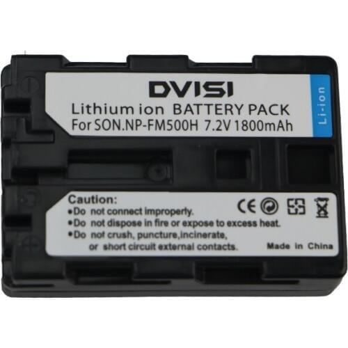 7.2V 1.8Ah Rechargeable Battery NP-FM500H NPFM500H NP FM500H Camera Battery For Sony A57 A65 A77 A99 A350 A550 A580 A900 Camera