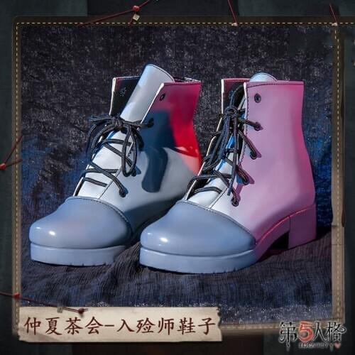 Anime Identity V Aesop Carl Gongsun Li Game Cosplay Costume Shoes Daily Women Halloween Carnival Uniform Female Ankle Boots