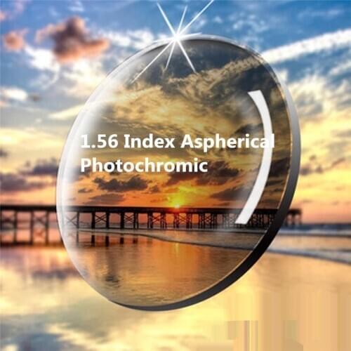 1.56 Index Photochromic Myopia Single Vision Hyperopia Presbyopia Optical Lens Degree Shortsight Aspherical Lens
