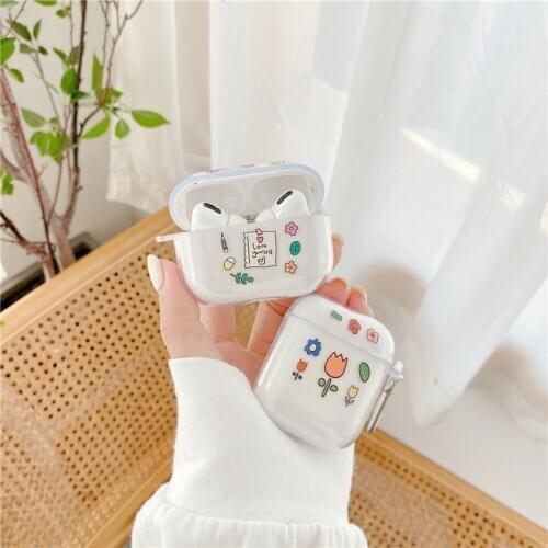 Earphone Case For Apple AirPods 1 2 Pro Clear Protective Charging Cover For AirPods Case Transparent Wireless Hard PC Headset