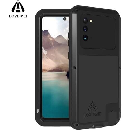 Love Mei Powerful Phone Case For Samsung Galaxy Note 20 Ultra Shockproof Dirtproof Water Resistant Metal Armor Cover For Note 20