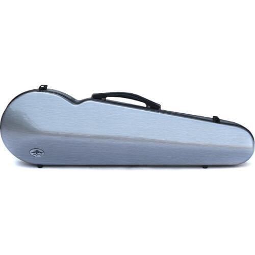 White 4/4 violin case hard case full size carbon fiber triangle shape Strong White