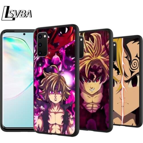 Seven Deadly Sins Meliodas Anti-Fall Back Cover For Samsung Galaxy S20 Ultra Plus A01 A11 A21 A31 A41 A51 A71 A91 Phone Case
