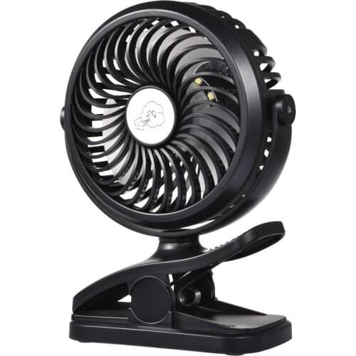 Mini Clip-type Fan USB Personal Fan Rechargeable Portable Folding Fan Outdoor Fan Desktop Fan For Baby Car Outdoor Travel