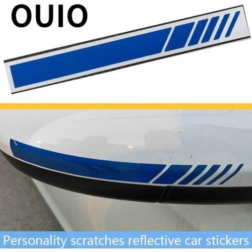 Car Sticker Rearview Mirror Side Stripe Car Body Decals for Citroen C4 C5 Hyundai Solaris I30 Ix35 Creta Ford Fiesta Fusion Opel