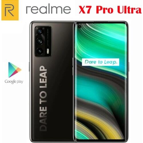 Official Original New Realme X7 Pro Ultra Mobile Phone Dimensity 1000+ 6.55inch AMOLED 64MP Camera 4500Mah 65W Fast Charge NFC