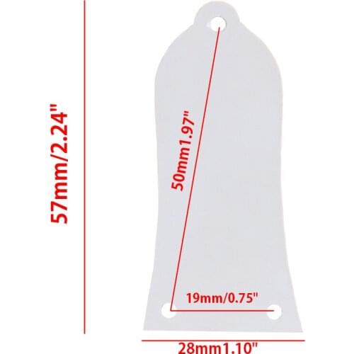 3 Holes Bell Shape Plastic Bell Style Electric Guitar Truss Rod Cover For Gibson RXBC
