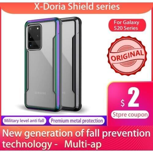 X-Doria Defense Shield Phone Case For Samsung Galaxy S20 Ultra Military Grade Drop Tested Aluminum Case Cover For S20 Plus Cover