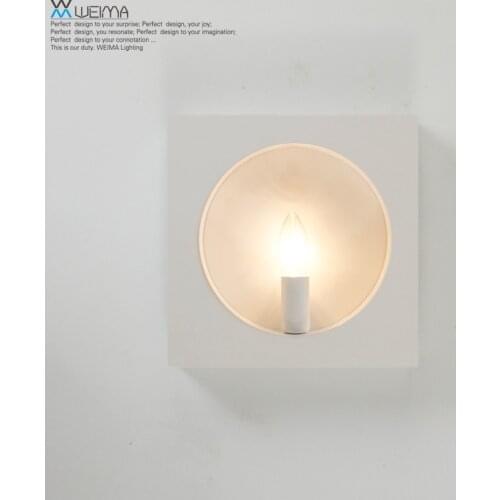 Loft luminaria mirror light iron living room aisle bedside luminaria de parede