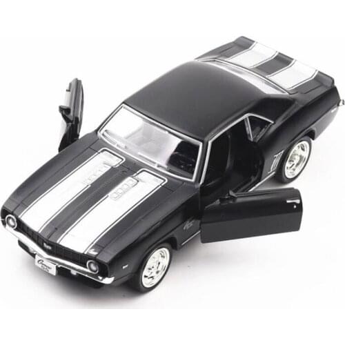 1:36 Scale 13.4CM Alloy Diecast Classic Chevrolet Camaro 1969 Supper Sports Car Model Toys Children Kids Gift Collection display