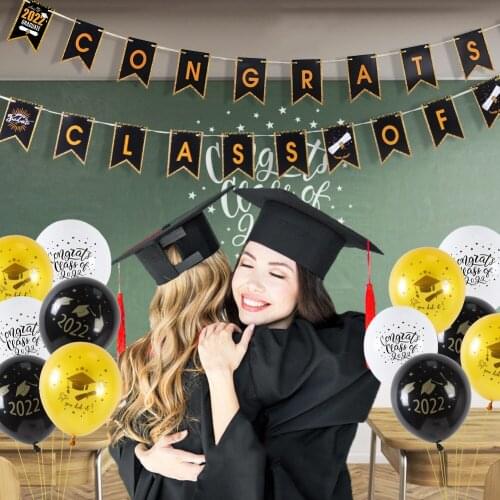 Graduation Photo Booth Props Graduation Party Decorations Congrats Grad Banner Graduation Balloons Backdrop Class Of 2021