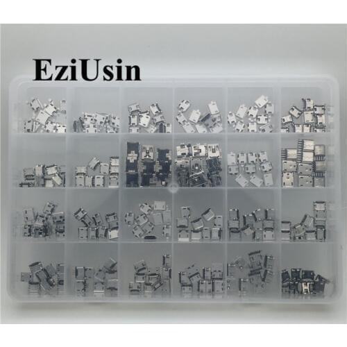 24 models Micro usb Socket 5p Jack connector common charging port for MP3/4/5 Lenovo Huawei ZTE Huawei mobile/tablet/GPS