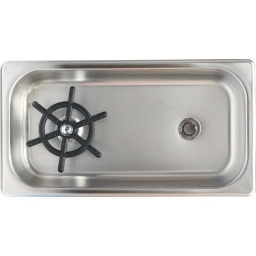 Stainless Steel Automatic Cup Washer Cleaner Glass Rinser Beer Glass Steaming Pitcher Rinser for Hotel Bar Coffee Milk Tea Cup