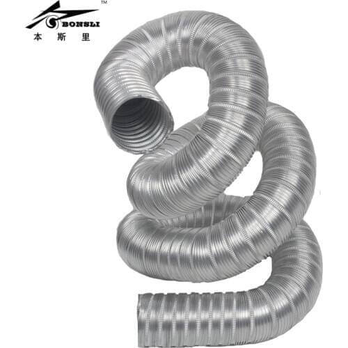 304 stainless steel bellows pipe diameter 90mm-150mm high temperature resist Random bending 50cm long resistant to corrosion 6