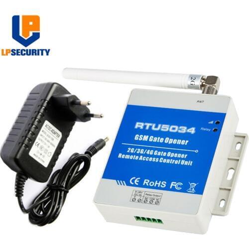 LPSECURITY GSM Gate Opener Relay Switch Remote Access Control Wireless Door Opener By Free Call King Pigeon RTU5034