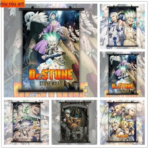 Dr. STONE Ishigami SenkuuAnime Manga Canvas Painting Wall Art Deco Picture Bedroom Home Decoration