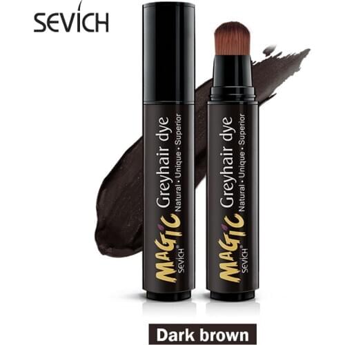 Sevich Natural Herb Hair Dye Pen Hairline Concealer Root Edge Control Makeup Instantly Cover Up Grey Hair