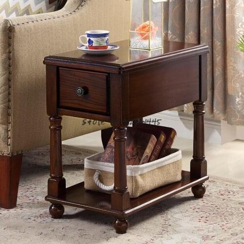 Li Feifan Sofa Side Several Cabinet Tables Living Room Corner Several Solid Wood Tea Tables American Household Storage Side Seve