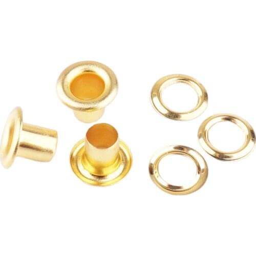 100sets 8*4*6mm Metal Eyelets with Grommet for Leathercraft DIY Scrapbooking Shoe Belt Cap Bag Tag Clothes Backpack Accessories