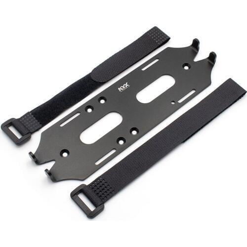 KYX Racing Aluminum Alloy Battery Tray Mounting Plate Bracket Expansion Board for RC Crawler Car Axial SCX10 II 90046 Wraith
