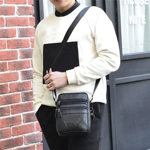 Men Messenger Bags Fashion Business Cowhide Shoulder Bags For Men Genuine Leather Bags High Capacity Handbags 2021 New