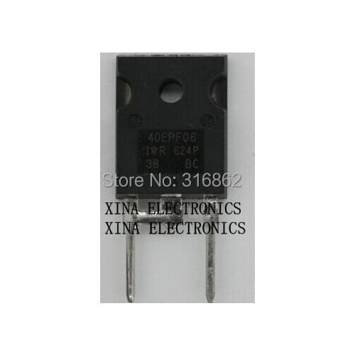 40EPF06PBF 40EPF06 40A/600V TO-247 ROHS ORIGINAL 10PCS/lot Free Shipping Electronics composition kit