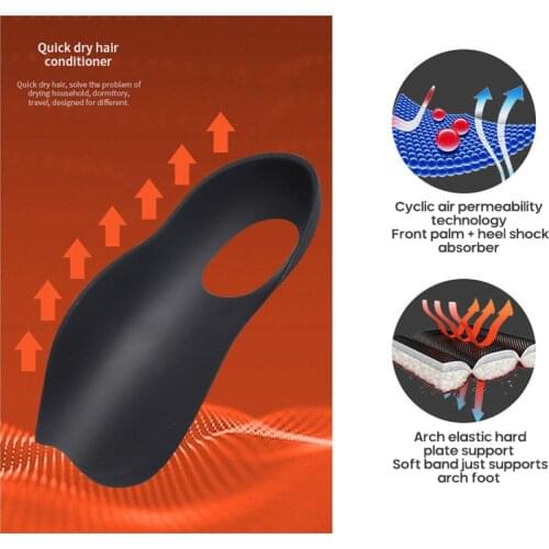 New Orthopedic Insoles For Shoes Flat Feet Arch Support Plantar Fasciitis Inserts Foot Health Care Orthotic Pad Unisex