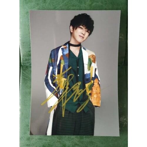 Hand signed HUA CHENYU autographed photo 5*7 autographs in ink Chinese Pop 03202006