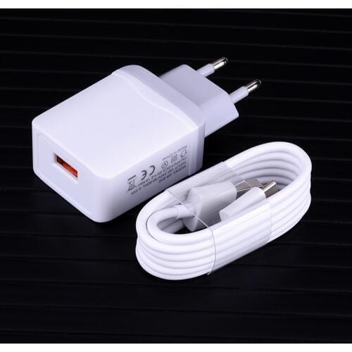 For Samsung A20s A50 S9 Huawei P20 P30 lite Mate 30 20 Pro honor 9X Redmi Note 7 8 Mobile phone Type C Charge Cable Wall Charger