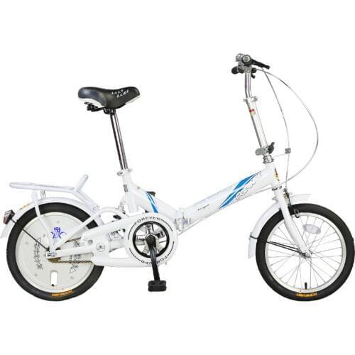 Foldable Bicycle Adult Female Ultra Light Portable 16 Inch High Carbon Steel Mini Student
