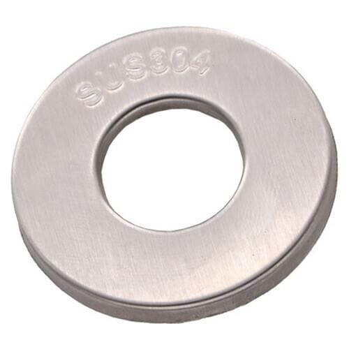 10pcs Shower Faucet Decorative Cover Brushed Finish 304 Stainless Steel Cover Bathroom Accessories