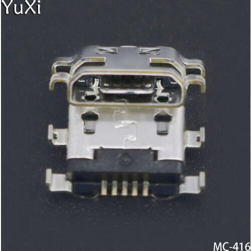 YuXi 2pcs Hot Selling New Mini Micro USB jack socket connector for Lenovo A708t S890 / for Alcatel 7040N / for HuaWei G7 G7-TL00
