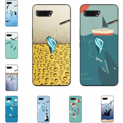 For Asus-Zenfone ROG phone 3 ZS661KS 2 ZS660kl 7 Pro ZS671KS 7 ZS670KS 6 2019 ZS630kl 5 ZE620KL Cartoons Funny phone case