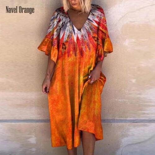 Women V-Neck Butterfly Sleeve Indie Folk Party Dress Summer Short Sleeve Hollow Out Ladies Dress Printing Elegant Dress Vestidos