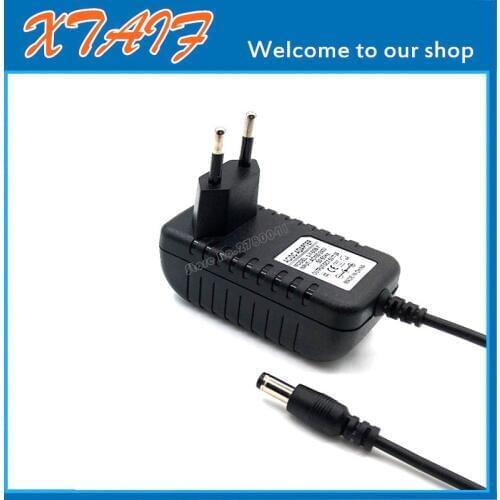 1PCS 7.5V2A New AC100-240V For DC 7.5V 2A 5.5mm x 2.1-2.5mm Charger Adapter Cable Power Supply for EU Plug 5.5mm x 2.1-2.5m