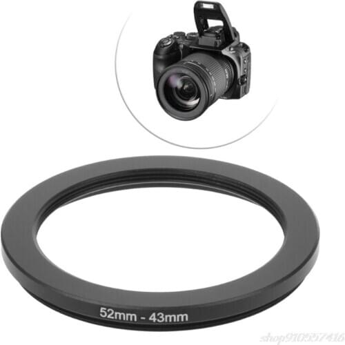 52mm To 43mm Metal Step Down Rings Lens Adapter Filter Camera Tool Accessory New O14 20 Dropshipping