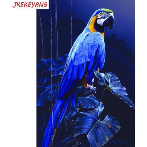 5D DIY square/round Diamond painting Blue macaw Cross Stitch Diamond Embroidery Pattern Rhinestone J1605