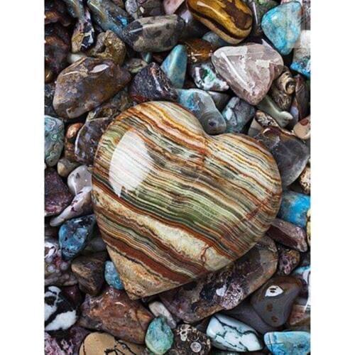 5D DIY diamond embroidery heart stones full square diamond painting Cross Stitch Rhinestone mosaic home decoration gift