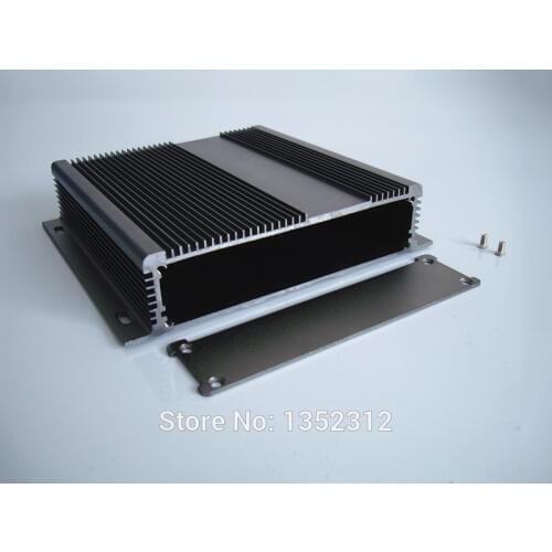 One piece 142*31*130mm wall-mounted aluminum box for electronic project power amplifier case housing DIY junction control box