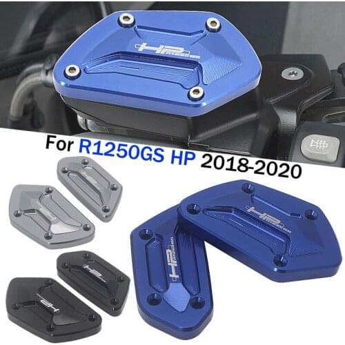 CNC Aluminum Front Brake Clutch Fluid Reservoir Cap Tank Cover For BMW R1250GS HP R 1250GS R1250 GS 2018 2019 2020 Accessories