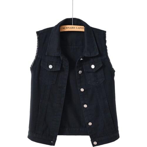 Feitong Women's Denim Vests